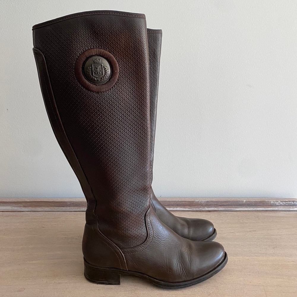 Lyard Leather Riding Boots